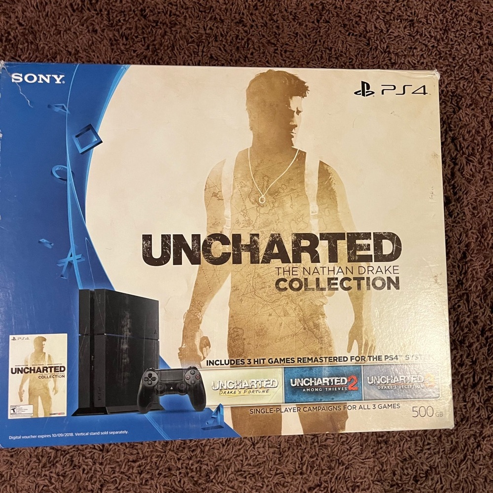 Sony PS4 Uncharted Collection Console - Black
